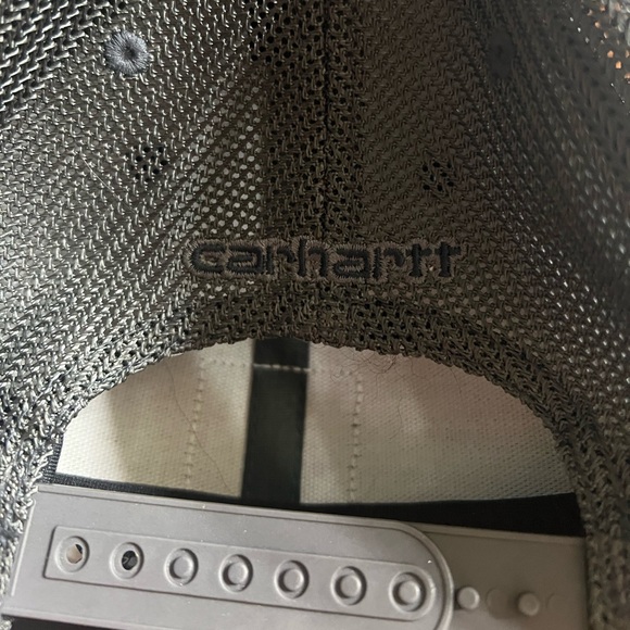 New - Carhartt Men's Blue and Gray Mesh Back Cap - Picture 3 of 4